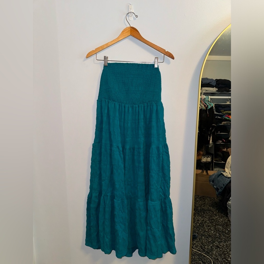 Boutique teal maxi dress